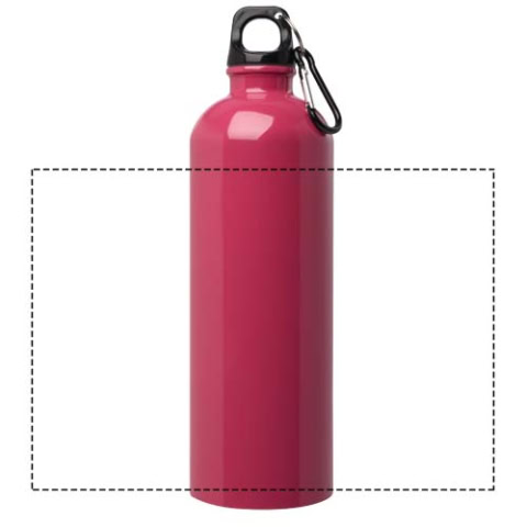 Oregon 750 ml RCS-zertifizierte, einwandige Trinkflasche aus Edelstahl mit Karabinerhaken - magenta – Bild 7