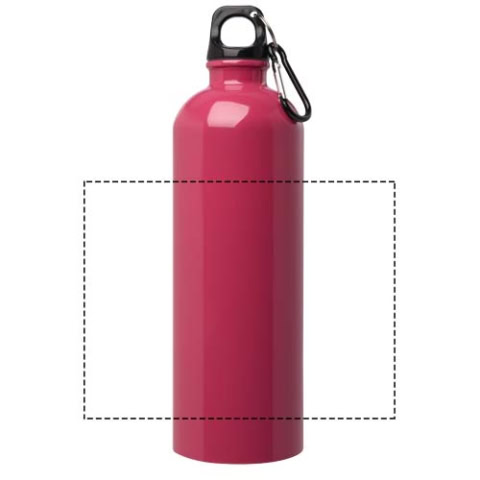 Oregon 750 ml RCS-zertifizierte, einwandige Trinkflasche aus Edelstahl mit Karabinerhaken - magenta – Bild 6