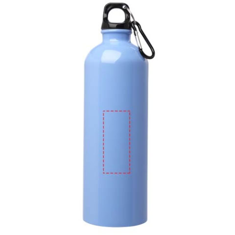 Oregon 750 ml RCS-zertifizierte, einwandige Trinkflasche aus Edelstahl mit Karabinerhaken - wolkenblau – Bild 8