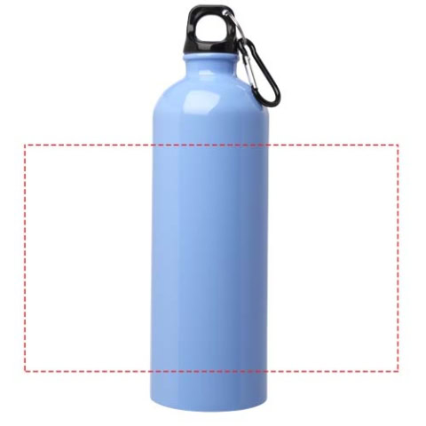 Oregon 750 ml RCS-zertifizierte, einwandige Trinkflasche aus Edelstahl mit Karabinerhaken - wolkenblau – Bild 10