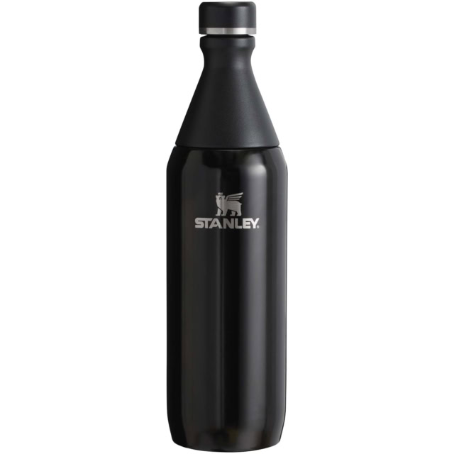 Stanley 600 ml All Day Slim Flasche - schwarz glänzend - Hauptfoto
