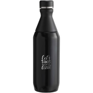 Stanley 350 ml All Day Slim Flasche - schwarz glänzend - Logo 1