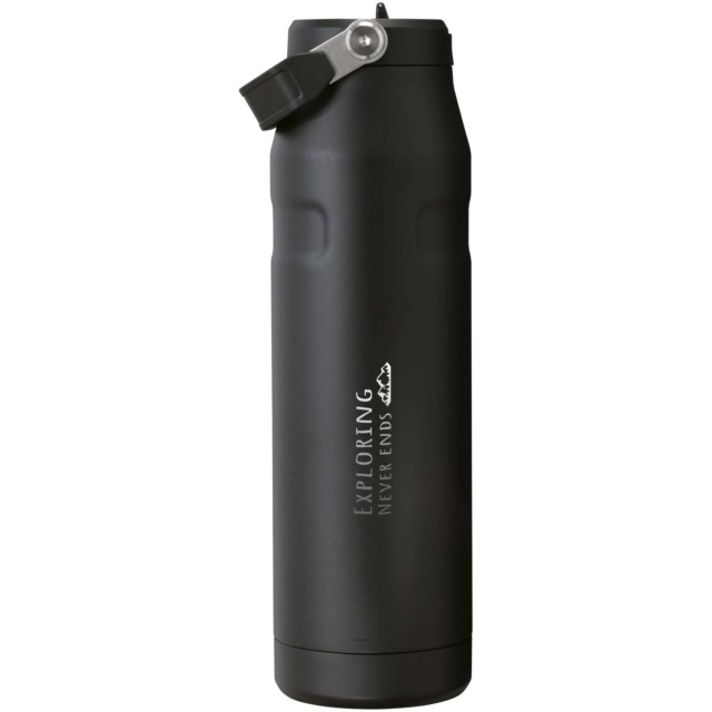 Stanley IceFlow™ 2.0 1060 ml Flasche mit Flip-Trinkhalm - schwarz - Logo 1