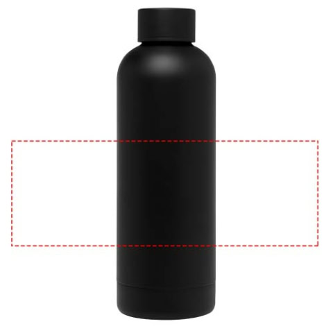 Spring 500 ml RCS-zertifizierte Kupfer-Vakuum Isolierflasche aus recyceltem Edelstahl - schwarz – Bild 13