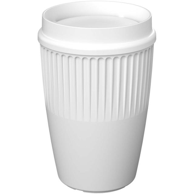 Cirrus 350 ml Becher mit 360°-Deckel - weiss - Hauptfoto