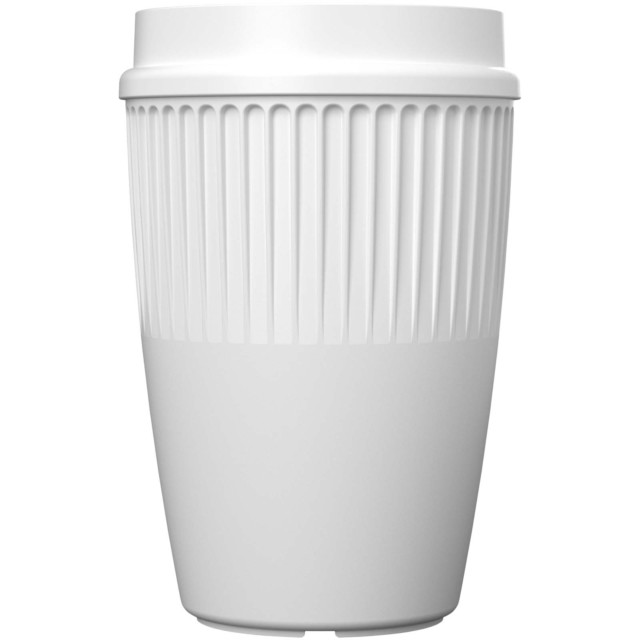 Cirrus 350 ml Becher mit 360°-Deckel - weiss - Vorderseite