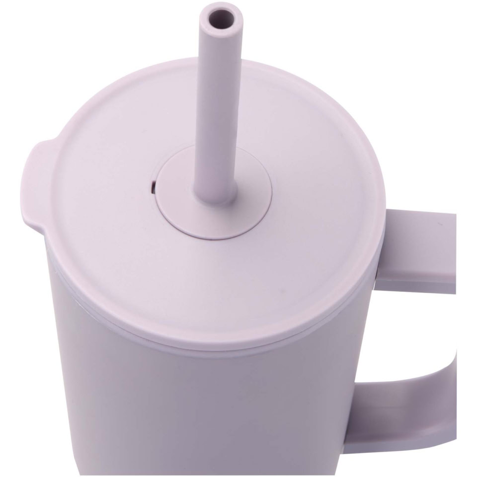 Brady 900 ml RCS-zertifizierter Isolierbecher mit Silikon Trinkhalm - fliederfarben - Detail 1