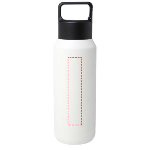 Astra 600 ml RCS-zertifizierte Kupfer-Vakuum Isolierflasche aus recyceltem Edelstahl (Kohlensäure geeignet) - weiss – Bild 9
