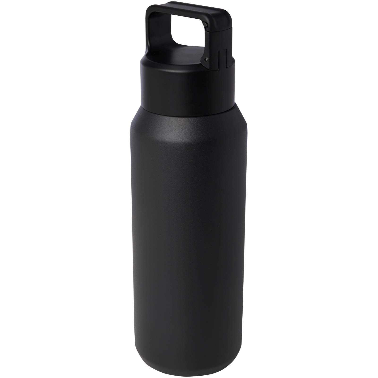 Astra 600 ml RCS-zertifizierte Kupfer-Vakuum Isolierflasche aus recyceltem Edelstahl (Kohlensäure geeignet) - schwarz - Hauptfoto