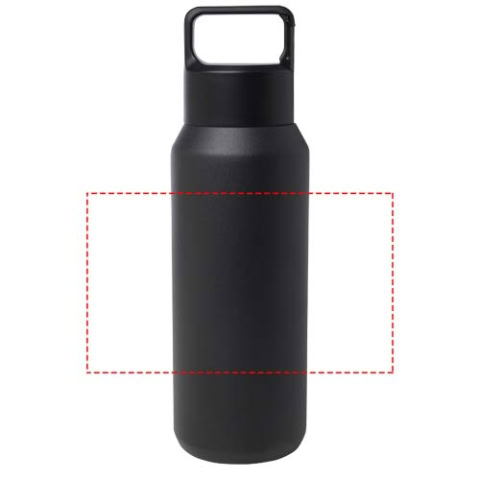 Astra 600 ml RCS-zertifizierte Kupfer-Vakuum Isolierflasche aus recyceltem Edelstahl (Kohlensäure geeignet) - schwarz – Bild 7
