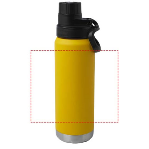 Fortis 700 ml RCS-zertifizierte Kupfer-Vakuum Isolierflasche aus recyceltem Edelstahl (Kohlensäure geeignet) - ocker – Bild 8