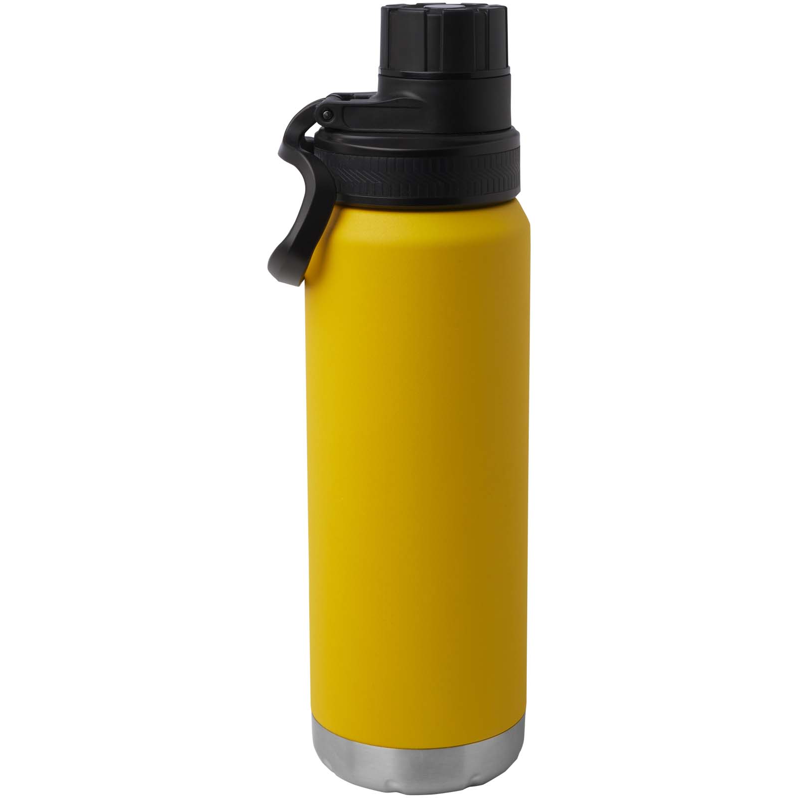 Fortis 700 ml RCS-zertifizierte Kupfer-Vakuum Isolierflasche aus recyceltem Edelstahl (Kohlensäure geeignet) - ocker - Rückseite