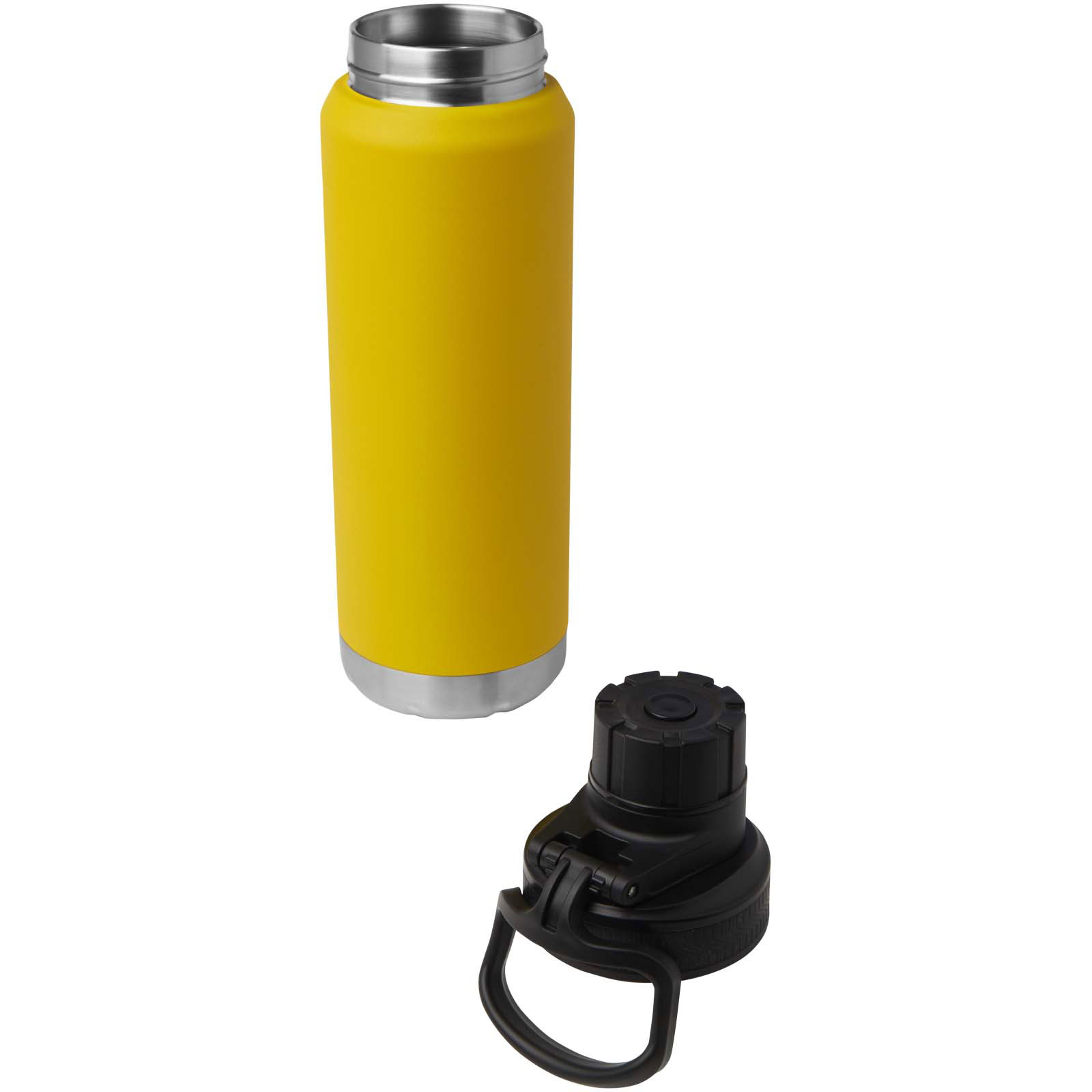 Fortis 700 ml RCS-zertifizierte Kupfer-Vakuum Isolierflasche aus recyceltem Edelstahl (Kohlensäure geeignet) - ocker - Extra 1