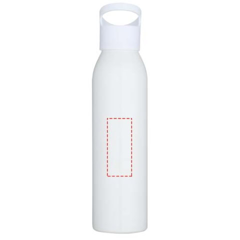 Sky 650 ml RCS-zertifizierte, einwandige Trinkflasche aus recyceltem Edelstahl - weiss – Bild 7