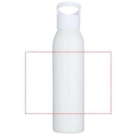 Sky 650 ml RCS-zertifizierte, einwandige Trinkflasche aus recyceltem Edelstahl - weiss – Bild 9