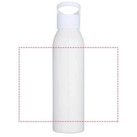 Sky 650 ml RCS-zertifizierte, einwandige Trinkflasche aus recyceltem Edelstahl - weiss – Bild 5