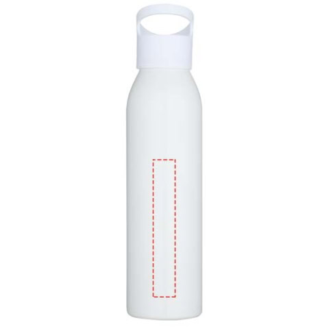 Sky 650 ml RCS-zertifizierte, einwandige Trinkflasche aus recyceltem Edelstahl - weiss – Bild 6