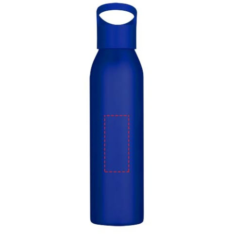 Sky 650 ml RCS-zertifizierte, einwandige Trinkflasche aus recyceltem Edelstahl - blau – Bild 6
