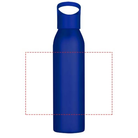 Sky 650 ml RCS-zertifizierte, einwandige Trinkflasche aus recyceltem Edelstahl - blau – Bild 8