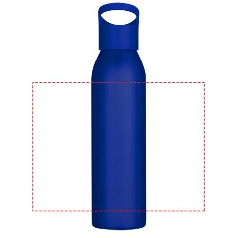 Sky 650 ml RCS-zertifizierte, einwandige Trinkflasche aus recyceltem Edelstahl - blau – Bild 9