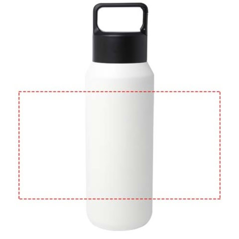 Astra 600 ml RCS-zertifizierte Kupfer-Vakuum Isolierflasche aus recyceltem Edelstahl (Kohlensäure geeignet) - weiss – Bild 10