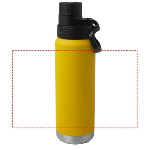 Fortis 700 ml RCS-zertifizierte Kupfer-Vakuum Isolierflasche aus recyceltem Edelstahl (Kohlensäure geeignet) - ocker – Bild 11