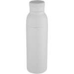 Illuminate 650 ml RCS doppelwandige Isolierflasche aus recyceltem Edelstahl - weiss - Hauptfoto