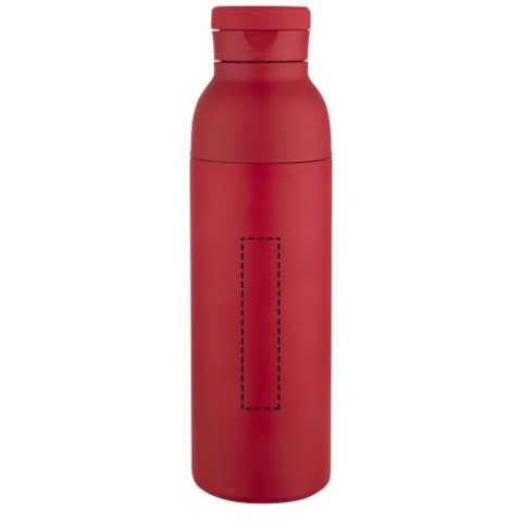 Illuminate 650 ml RCS doppelwandige Isolierflasche aus recyceltem Edelstahl - rot – Bild 11