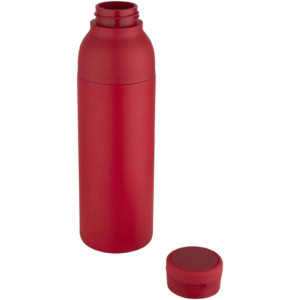 Illuminate 650 ml RCS doppelwandige Isolierflasche aus recyceltem Edelstahl - rot - Extra 1