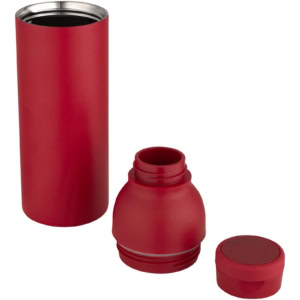 Illuminate 650 ml RCS doppelwandige Isolierflasche aus recyceltem Edelstahl - rot - Extra 2