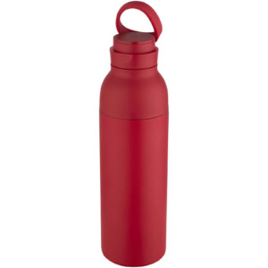 Illuminate 650 ml RCS doppelwandige Isolierflasche aus recyceltem Edelstahl - rot - Extra 3
