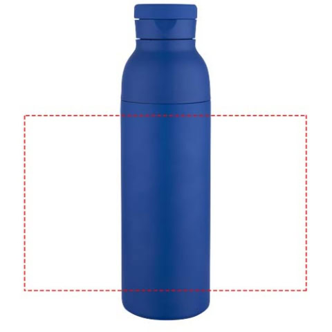 Illuminate 650 ml RCS doppelwandige Isolierflasche aus recyceltem Edelstahl - royalblau – Bild 10