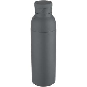 Illuminate 650 ml RCS doppelwandige Isolierflasche aus recyceltem Edelstahl - dämmergrau - Hauptfoto