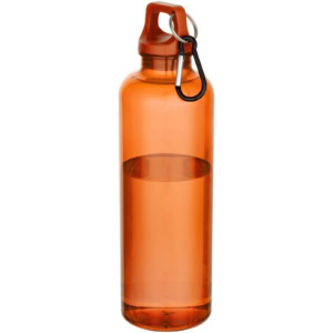 Oregon 750 ml RCS-zertifizierte Trinkflasche aus recyceltem Kunststoff mit Karabinerhaken - orange - Hauptfoto