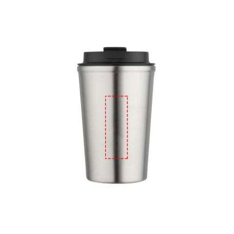 Newport 350 ml doppelwandiger, vakuumisolierter Becher aus Edelstahl - mattsilber – Bild 6