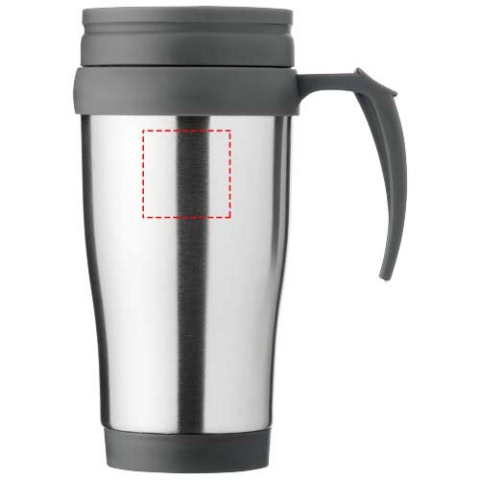 Sanibel 400 ml Isolierbecher - silber / grau – Bild 10