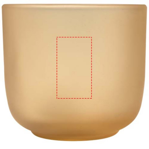 Mal 200 ml Glasbecher – 2er-Set, matt - oatmeal – Bild 4