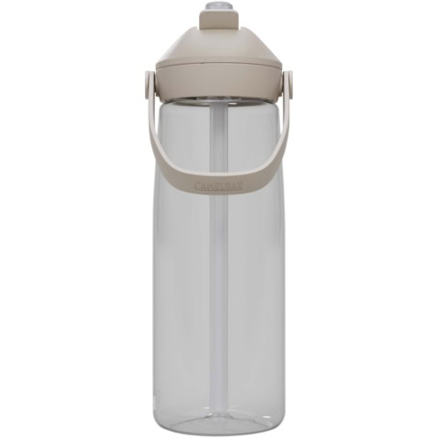 Camelbak® Thrive Flip 750 ml Tritan Renew Trinkflasche mit Flip Strohhalm - transparent klar - Vorderseite