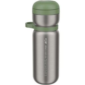 Mepal Twist 600 ml Thermo-Sportflasche - moosgrün - Logo 1