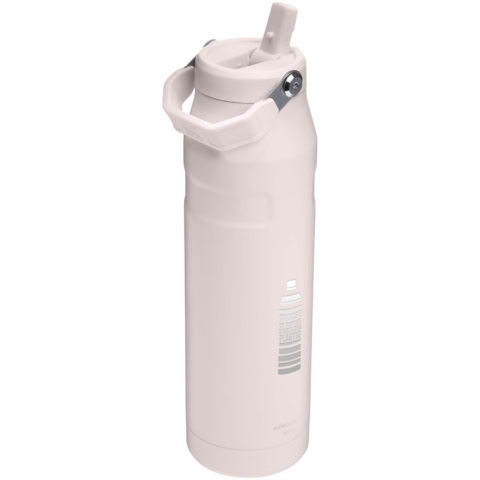 Stanley IceFlow™ 2.0 1060 ml Flasche mit Flip-Trinkhalm - hellrosa - Logo 1