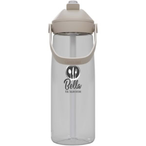 Camelbak® Thrive Flip 750 ml Tritan Renew Trinkflasche mit Flip Strohhalm - transparent klar - Logo 1