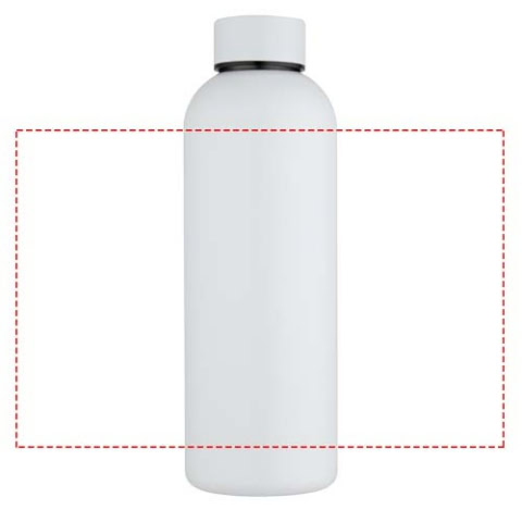 Spring 750 ml RCS-zertifizierte einwandige Trinkflasche aus recyceltem Edelstahl - weiss – Bild 10
