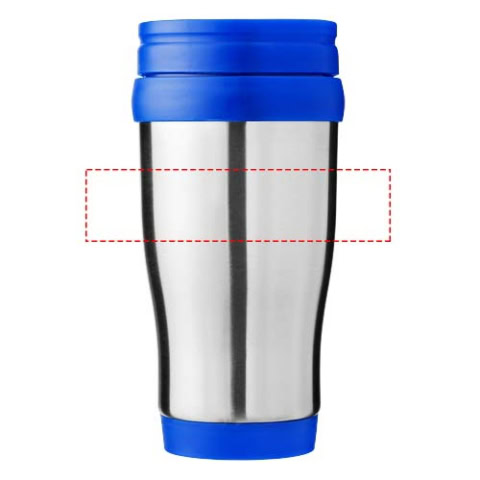 Sanibel 400 ml Isolierbecher - silber / blau – Bild 8