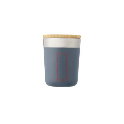 Lagan 330 ml Kupfer-Vakuum Isolierbecher mit Bambusdeckel - eisblau – Bild 15