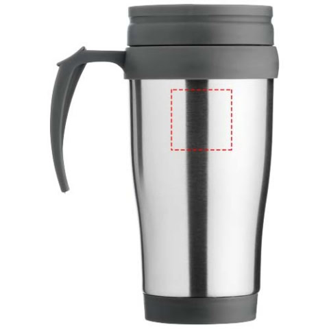 Sanibel 400 ml Isolierbecher - silber / grau – Bild 12