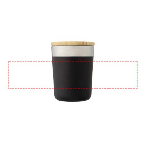 Lagan 330 ml Kupfer-Vakuum Isolierbecher mit Bambusdeckel - schwarz – Bild 11