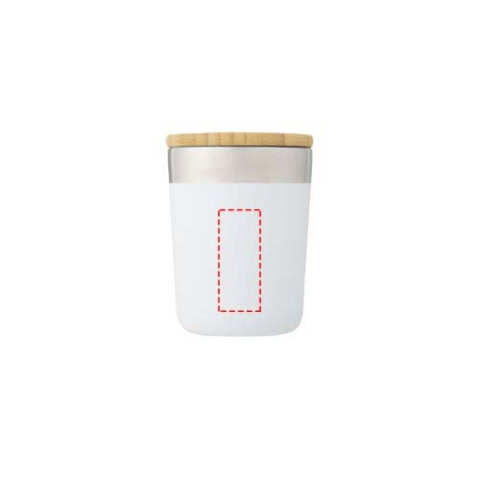 Lagan 330 ml Kupfer-Vakuum Isolierbecher mit Bambusdeckel - weiss – Bild 13