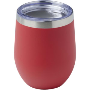 Corzo 350 ml RCS-zertifizierter Kupfer-Vakuum Isolierbecher aus recyceltem Edelstahl – rot