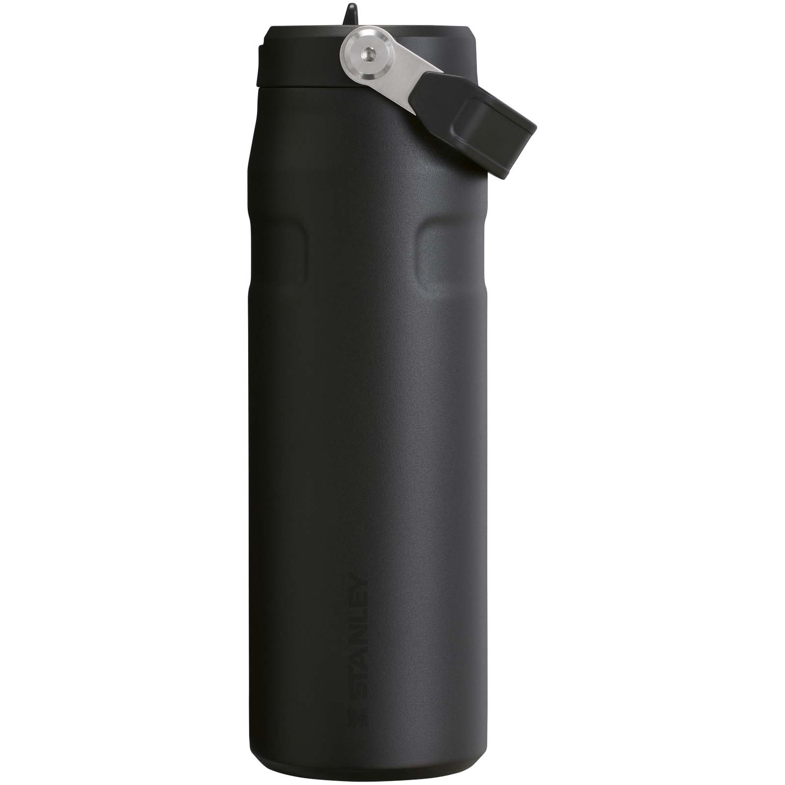 Stanley IceFlow™ 2.0 700 ml Flasche mit Flip-Trinkhalm - schwarz - Vorderseite