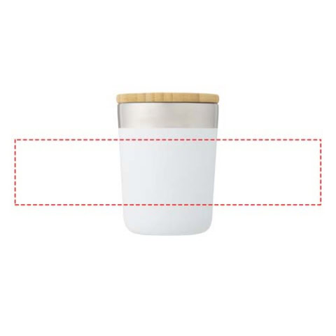 Lagan 330 ml Kupfer-Vakuum Isolierbecher mit Bambusdeckel - weiss – Bild 11
